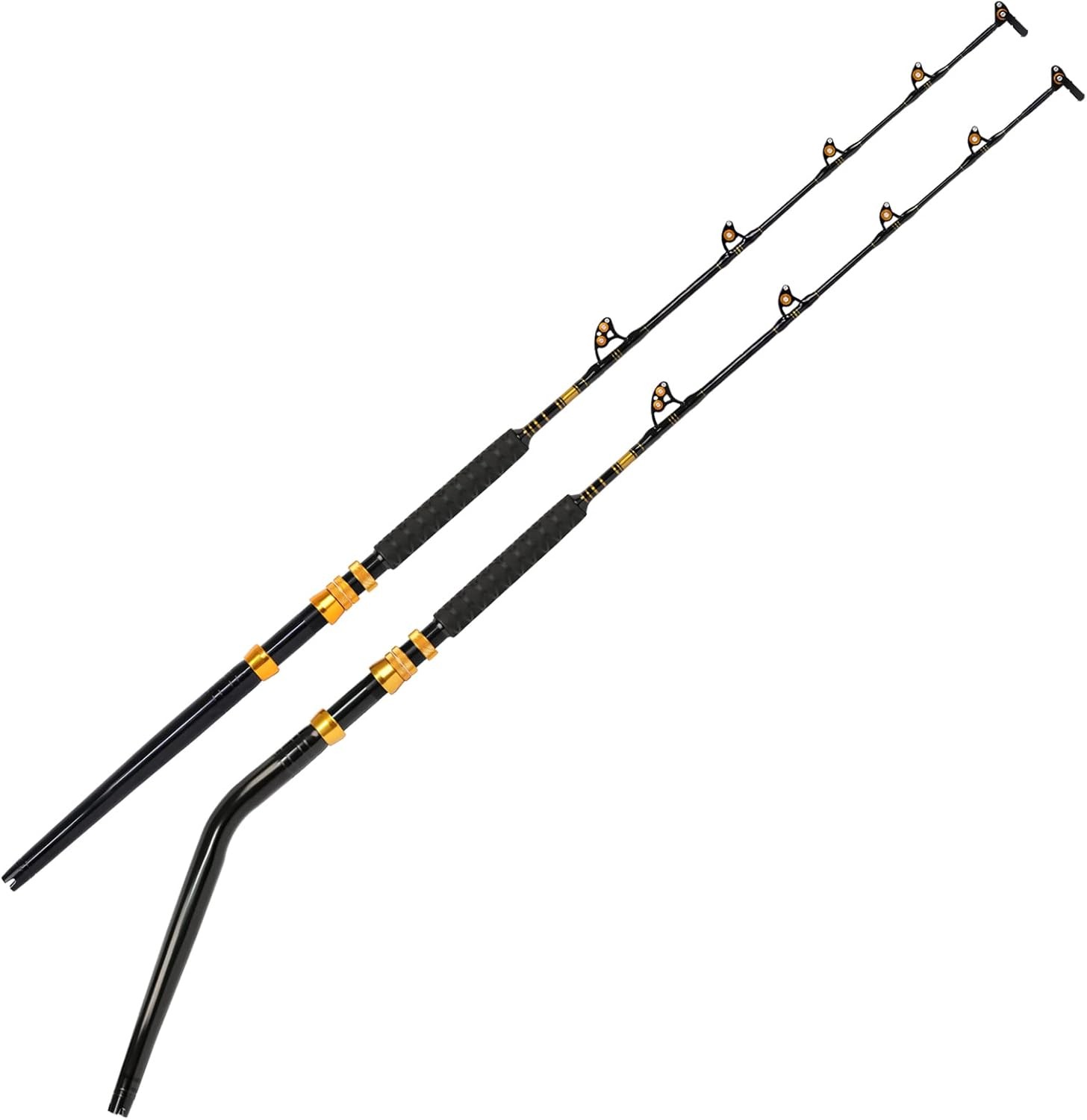 Bent Butt Fishing Rod 2-Piece Saltwater Offshore Trolling Rod Big Game Roller