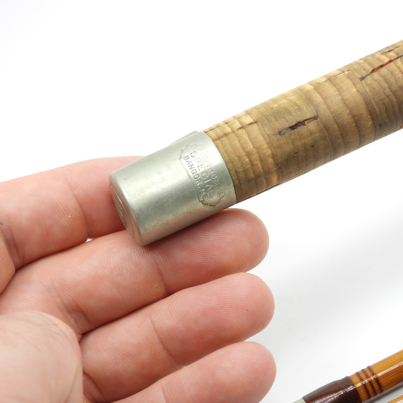 F.E. Thomas Special “Streamer” Bamboo Fly Fishing Rod. 9’. 3/2. W/ Tube & Sock.