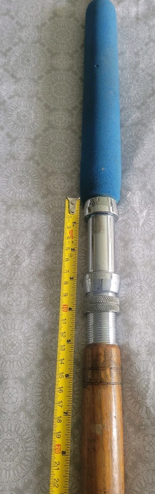 Sabre Style 6’6” Custom Made Turbo Guides Handle Wooden Fishing Rod Made In USA