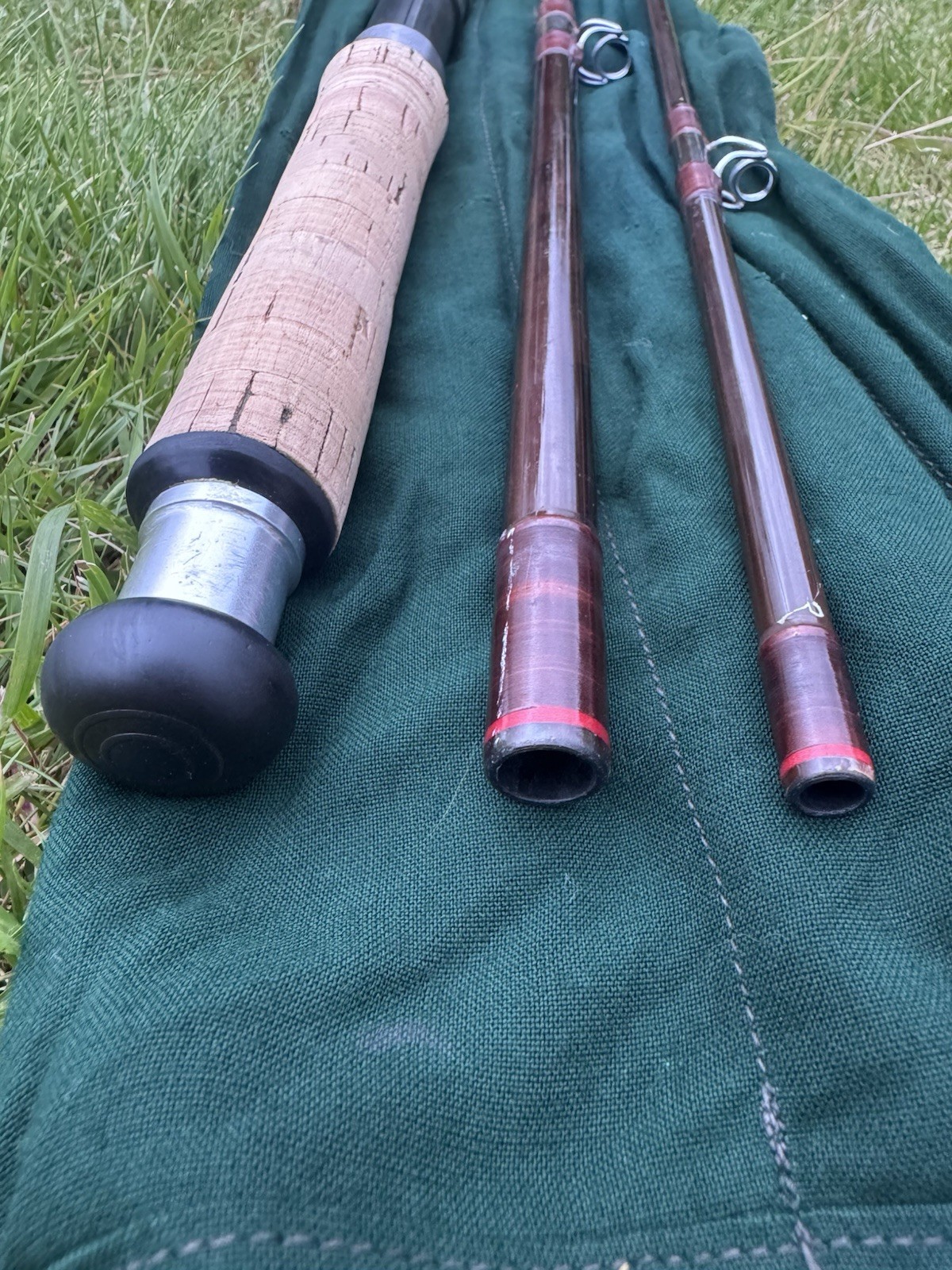 Rare Gold N West Fly fishers Canada Salmon Fly Fishing Rod 15ft