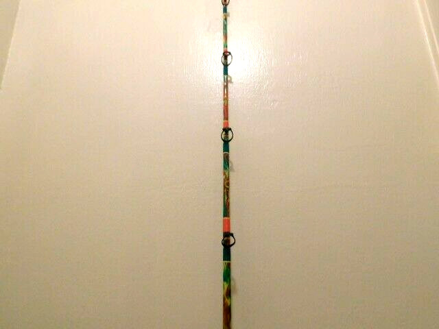 CUSTOM CONVENTIONAL ROD 7′ TROPICAL MARBLE 25-50 LB TURBO’S NEW