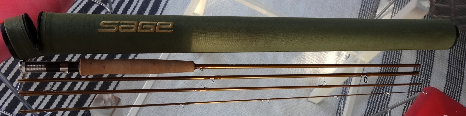 Sage Launch 690-4 # 6 Line, 3 9/16 oz Fly Fishing Rod/ w/case 4 piece New