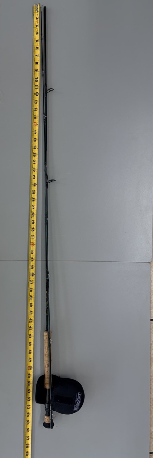 Temple Fork Outfitters IM6 Graphite 9’ 9wt Fly Rod + Osprey IV Reel Hard Case *
