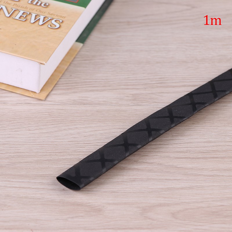 1m Non-slip Heat Shrink Tubing Fishing Waterproof Wrap Fishing Rod Racket Sleeve