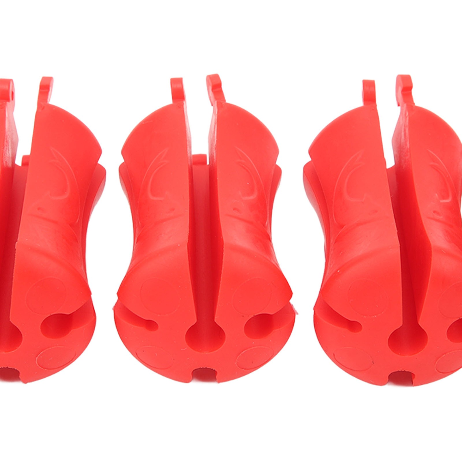 5PCS Fishing Rod Fixed Ball Silicone Reusable Fishing Rod Beam Binding Fastener