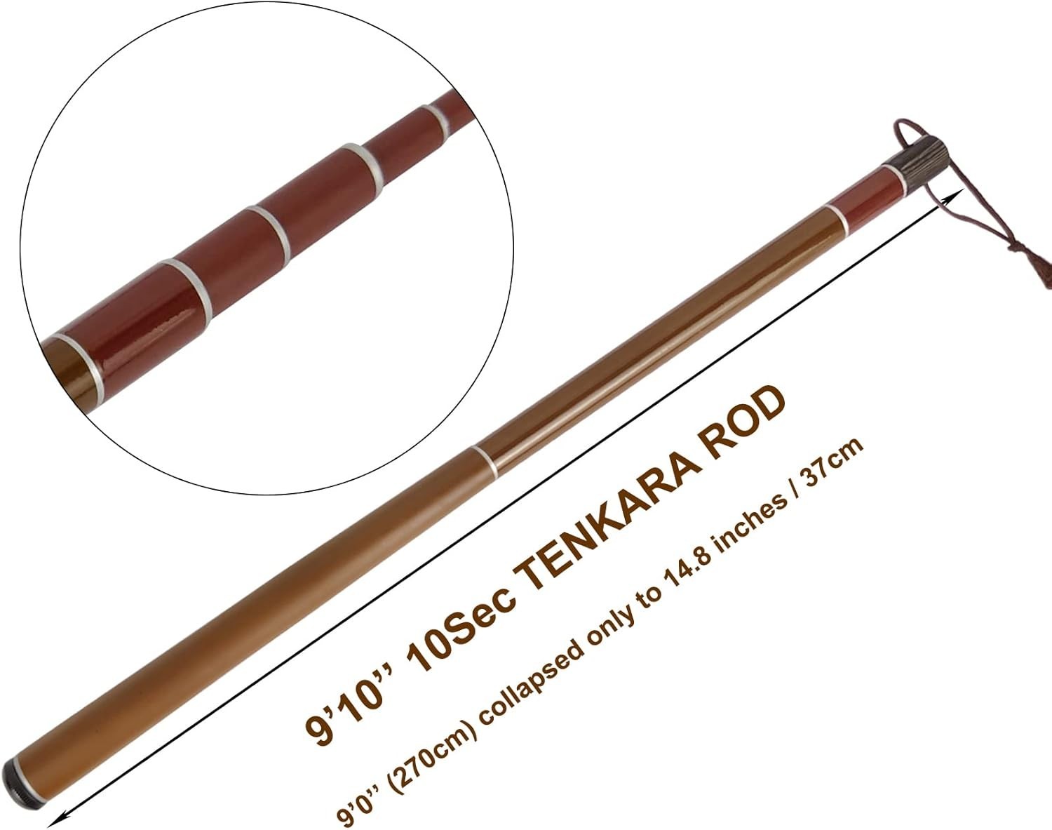 Tenkara Rod Pro IM12 Nano 6:4 Action, 9ft, Ultra-light, Complete Set