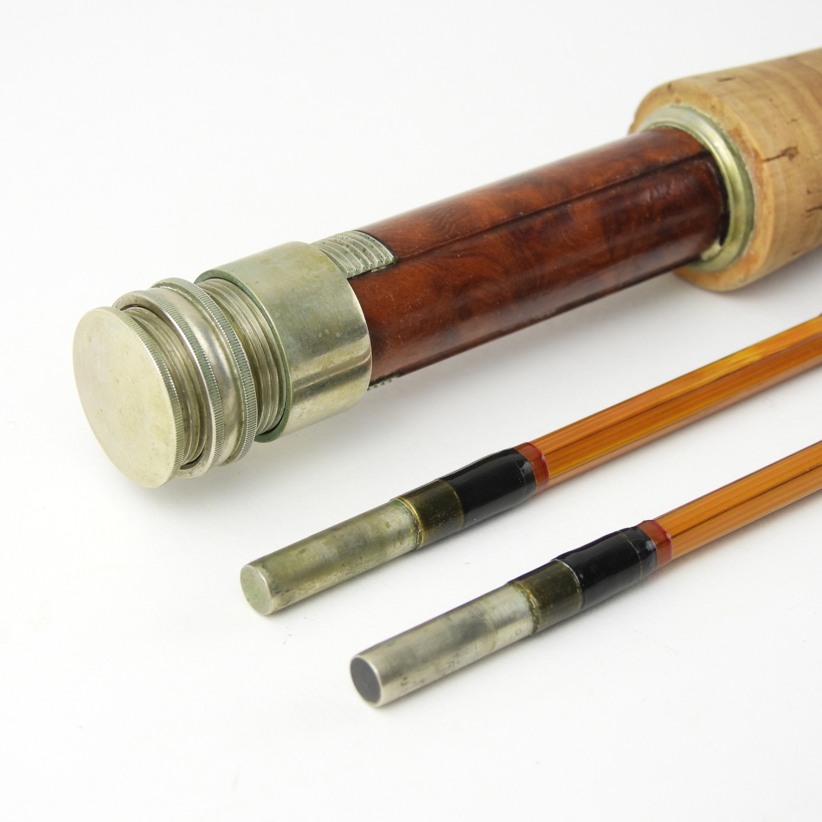 John M. Dann “Oatka Creek Companion” Bamboo Fly Rod. 8’. 4wt. W/ Tube & Sock.