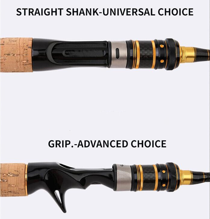 1.65M/1.8M Lure Fishing Rod Casting/Spinning Fishing Rod Carbon Fiber Pole Trout