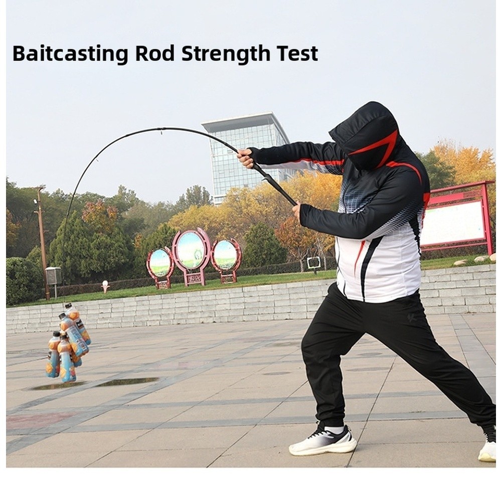 Ergonomic Triangular Grip Carbon Fiber Rod 4 Section Telescopic Design