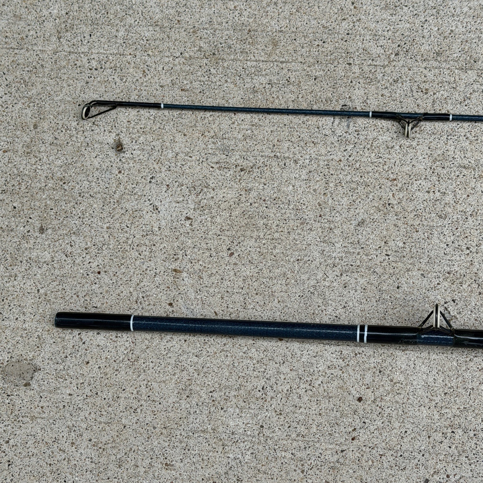 Vintage Daiwa APOLLO 1831 Graphite Rod Ultra Light 6 ft 2 Pc Rod Fishing Blue