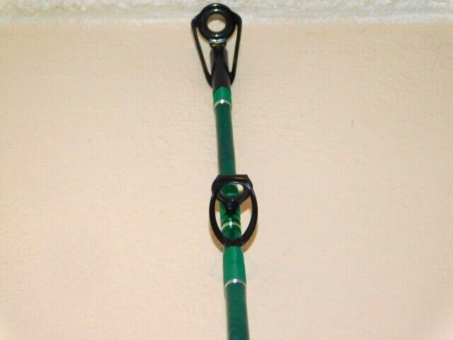 CUSTOM CONVENTIONAL ROD DEEP GREEN MARBLE 8 FT 1 PC 20-40 LB NEW