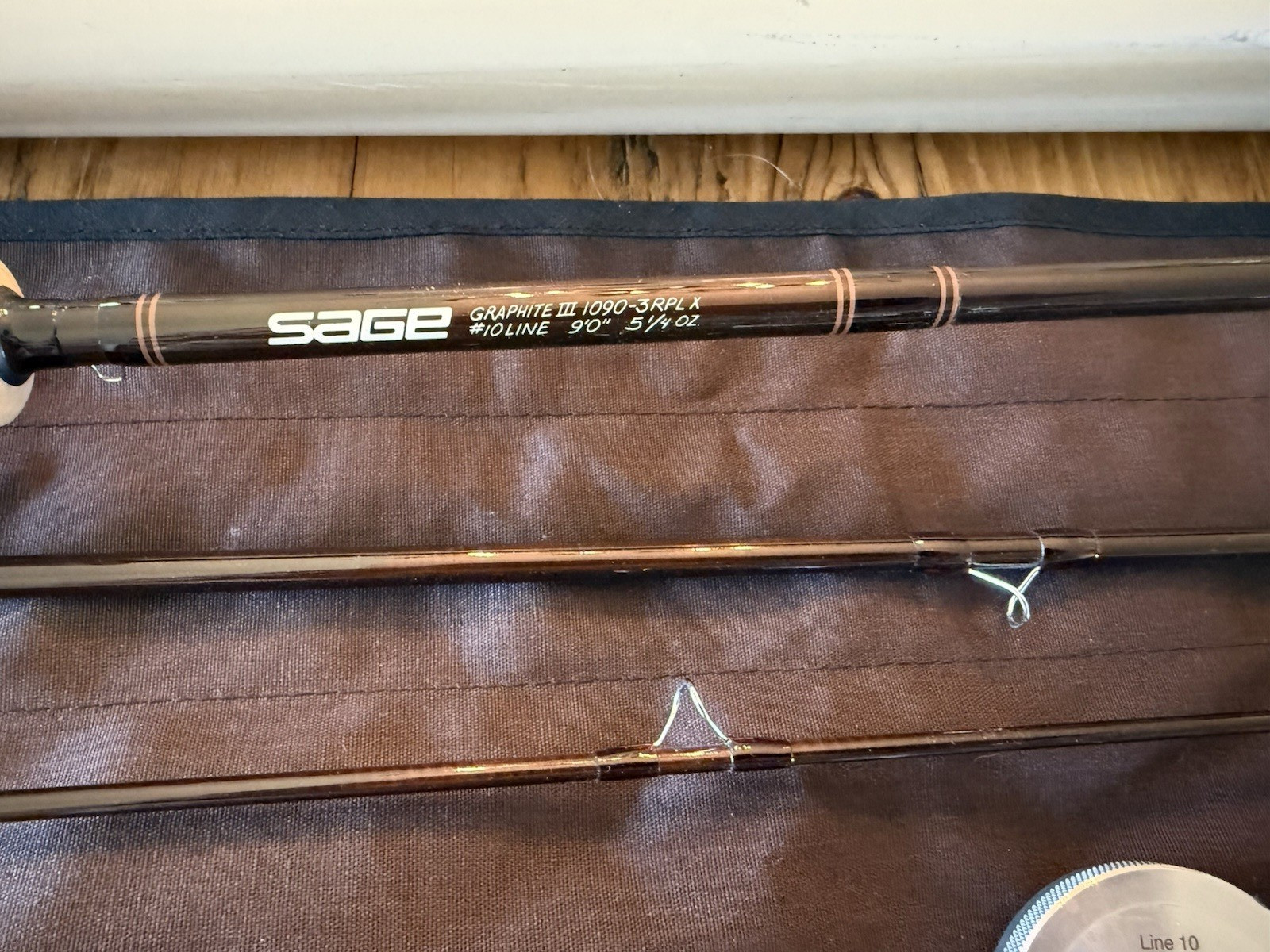 Sage Graphite III 1090-3RPLX #10 – 9’0″ 51/4 oz Vintage Fly Rod NEW never used