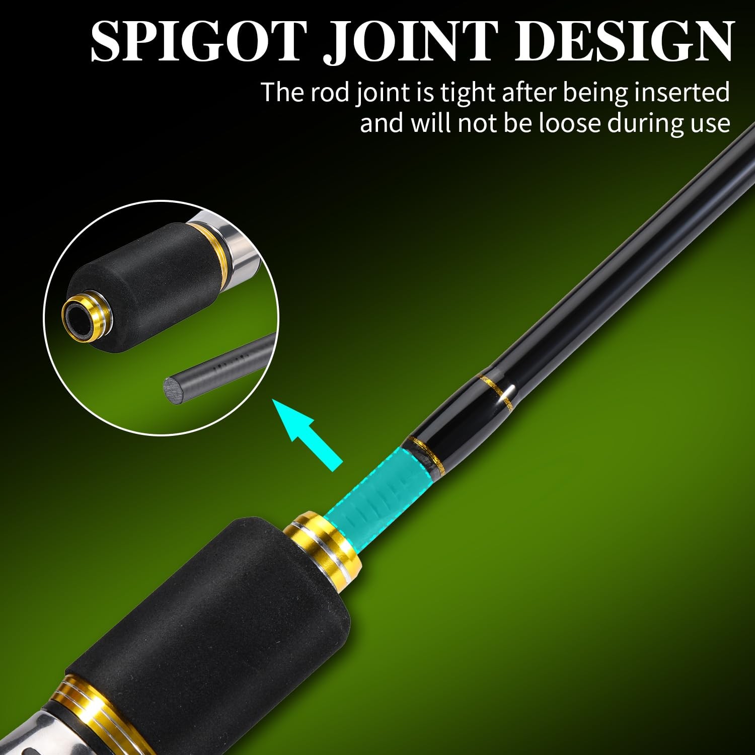 Sougayilang Slow Pitch Jigging Rod, 40 Ton Carbon 1.7m/5.6ft, 1.7m/5.6ft