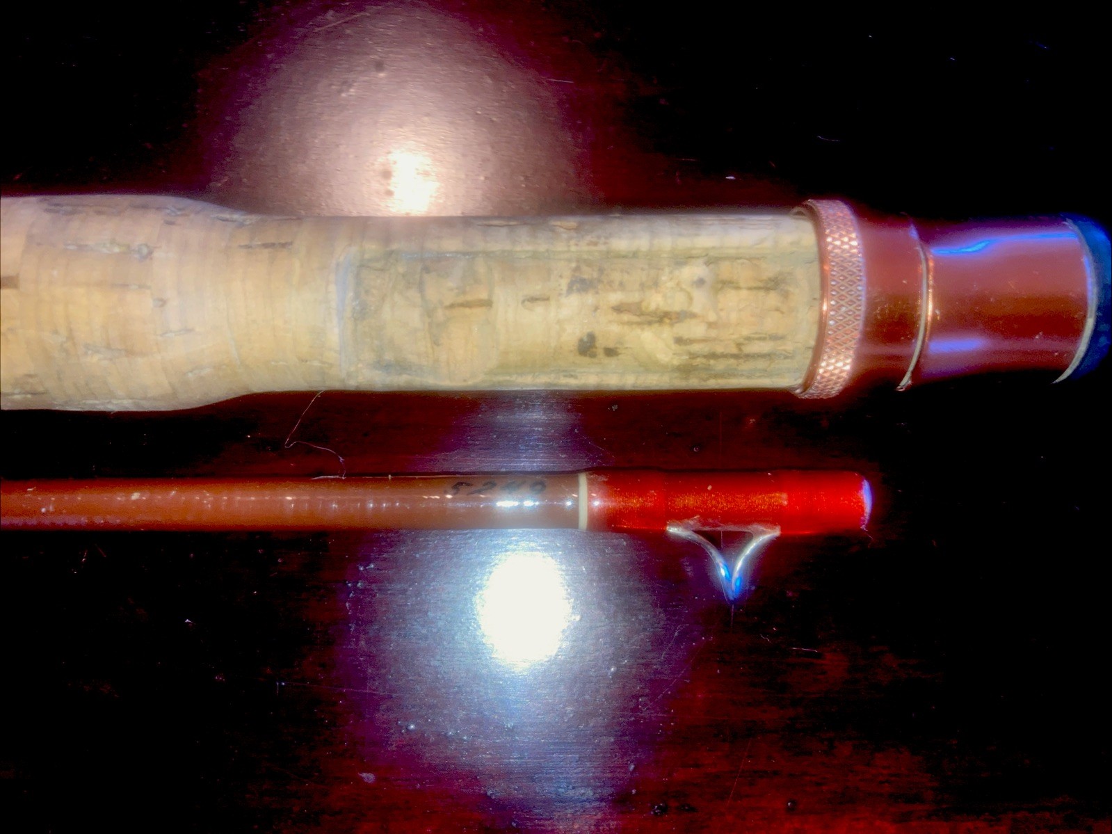 Scott Powr-Ply Fiberglass Fly Rod. Model F-71-5249. 7’. WF-5F. W/ Tube & Sock.
