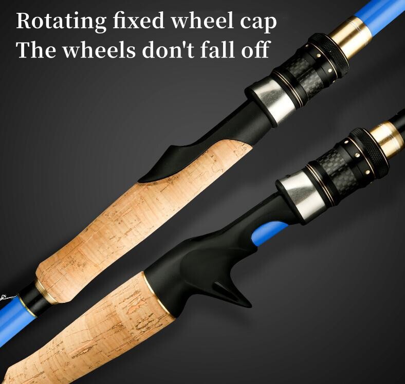Fishing Rods Carbon Fiber Spinning Casting Rod 1.8-2.7m Fishing Pole 3 Sections