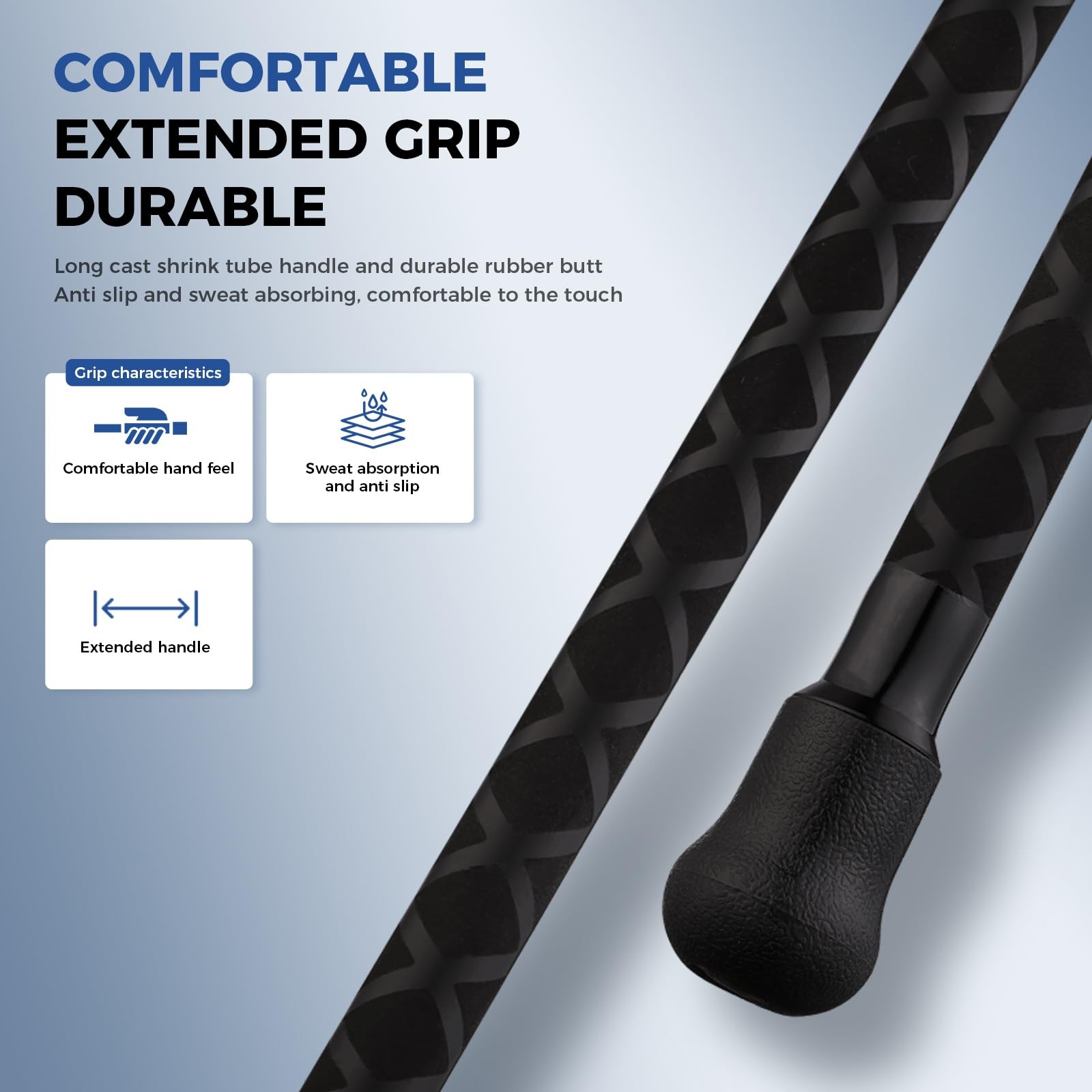 Fishappy Surf Rod Graphite Surf Spinning Fishing Rod Seaguide Reel Seat 9 – 2