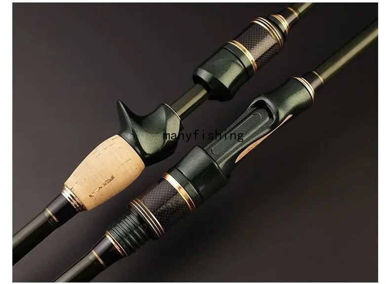 Travel Fishing Rods 1.83M 2.1M 2.4M Carbon Fiber Spinning Casting Pole 4-16LB