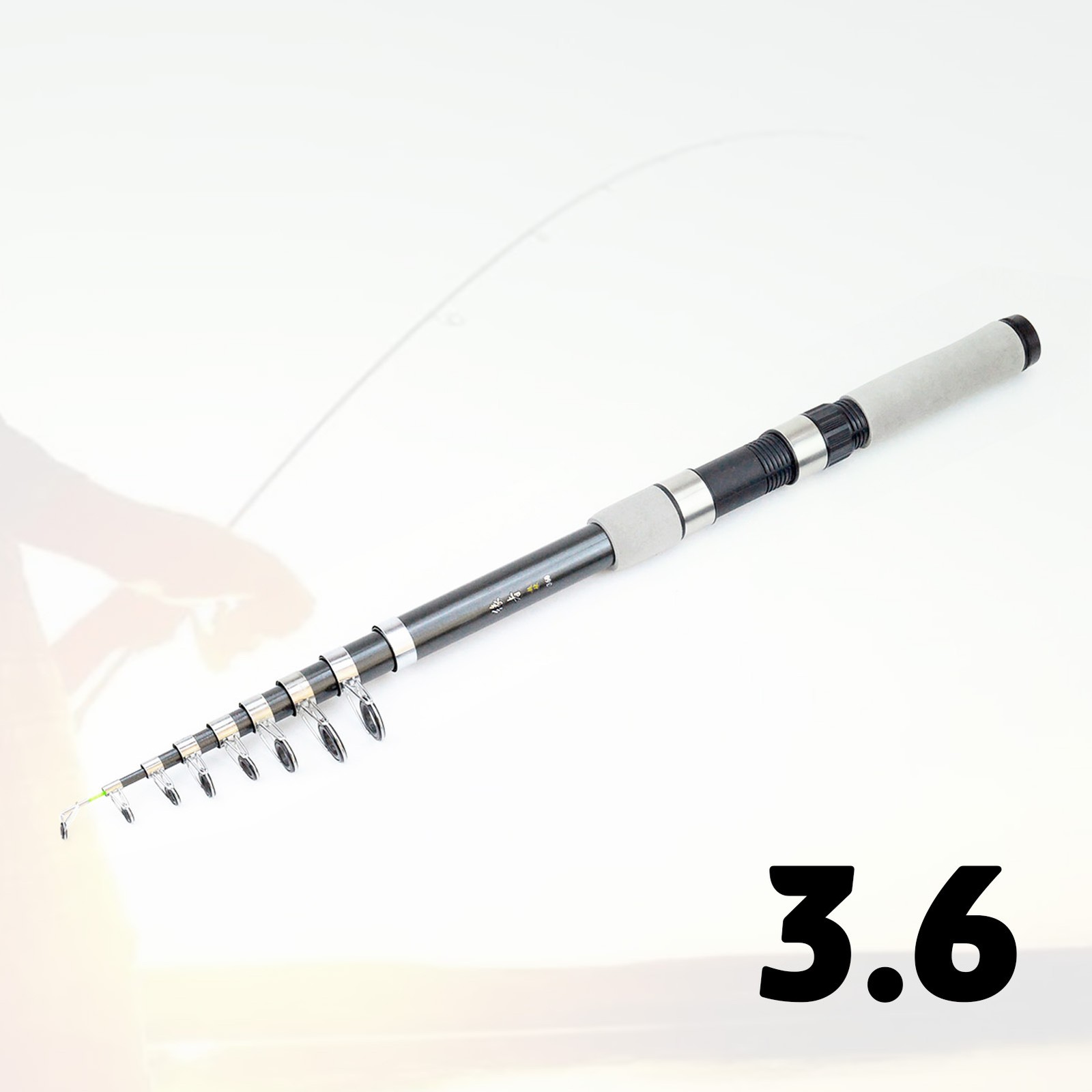 Telescopic Fishing Rod Fiberglass Spinning Rod Medium Fast Action Sensitivity