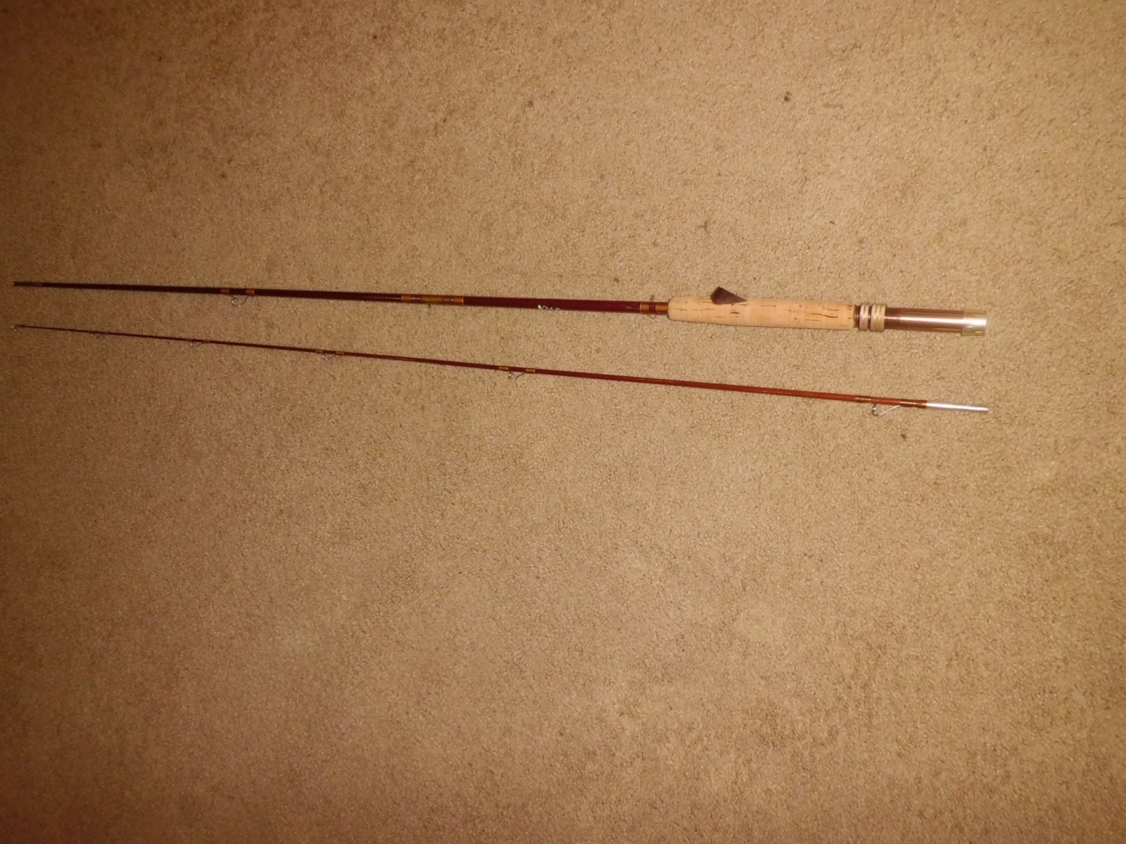 Vintage Silaflex F75 Fly 7’6″ Rod made in USA- 5-6 wt