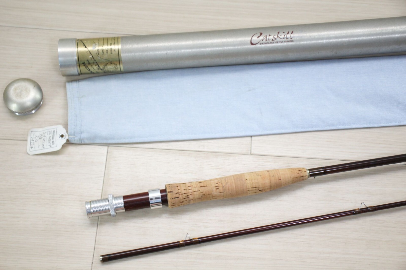 Ron Kusse SG Catskill Graphite Fly Rod 8’6″ 5/6wt 2pc Serial SG9714 USA M14