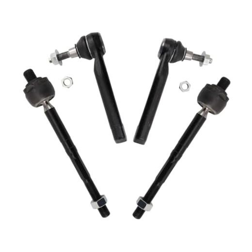 Front Inner and Outer Tie Rod Set 4 Piece Compatible with 2020-2023 PSA76368