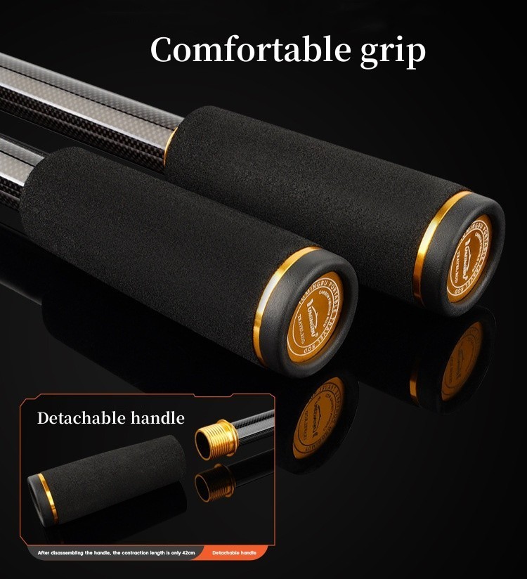 Telescopic Portable Fishing Rod 7ft 8ft 9ft Travel Pole Rock Fishing Rod Carp