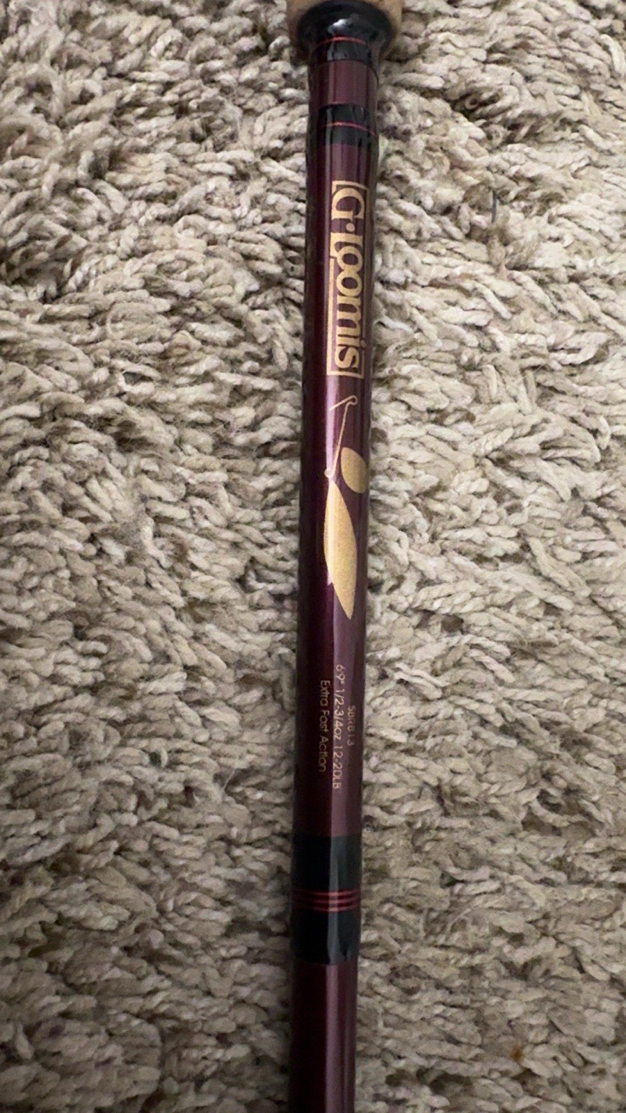 RARE G. Loomis SBR813 6’9″ Casting Rod H Extra Fast 12-20lb 1/2-3/4oz