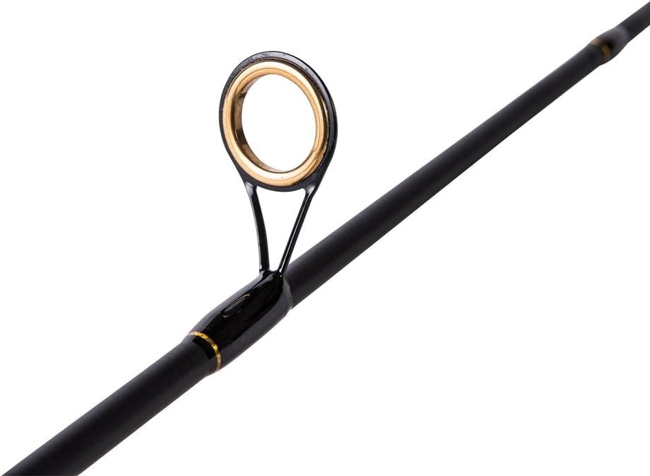 7′ Carbon Fiber Spinning Rod – 2 Piece with Medium Tips for Bass Fishing