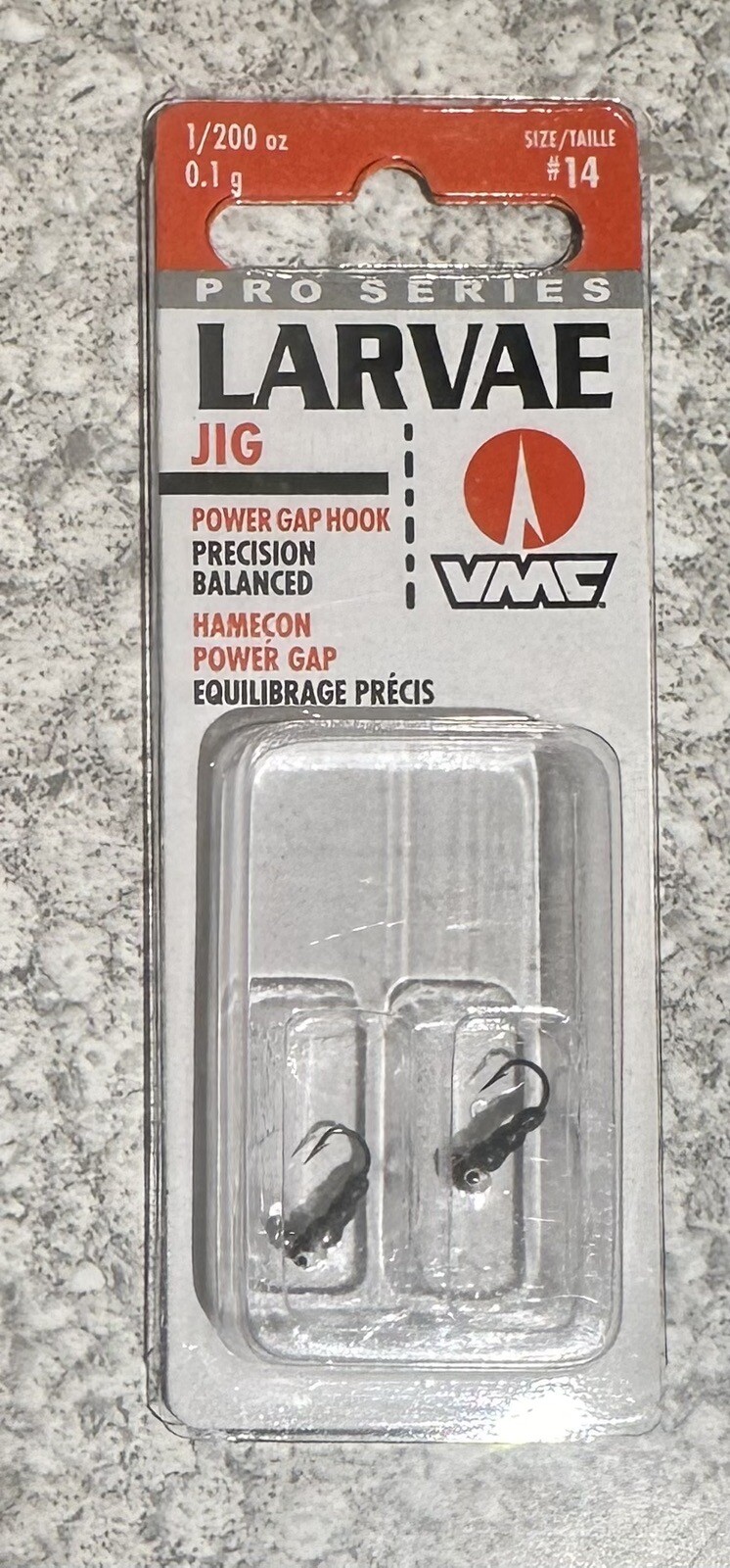 VMC Pro Series Larvae Ice Fishing Jig Crappie Minnow 1/200 OZ