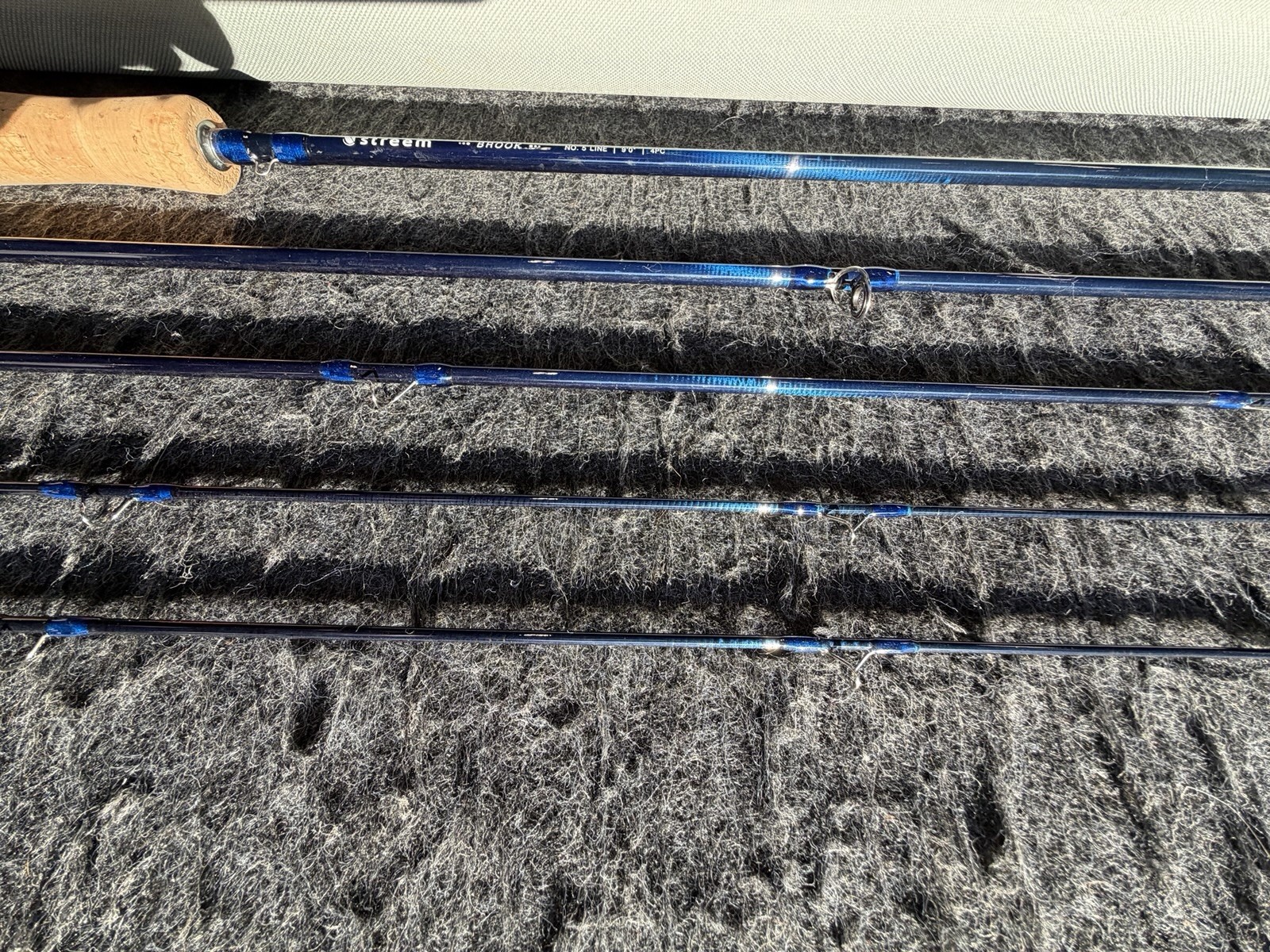 Stream Outdoors Brook 9’ 5wt 4 Piece Fly Rod W/ Extra Tip Section