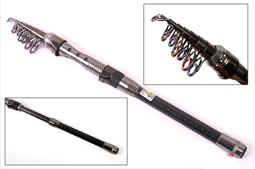 Mini 2.1m 2.4m 2.7m 3m 3.6m telescopic pier beach spinning fishing rod CW:30-80g