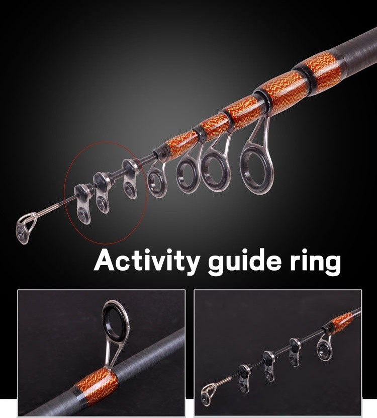 Telescopic Fishing Rods Carbon Fiber Ultra-Light Fast Rod Casting Spinning Pole
