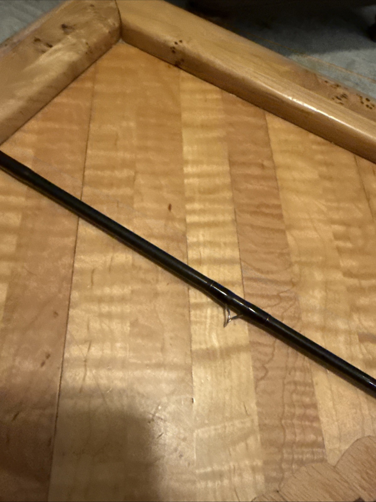 St Croix 4302 wt 5/6 Imperial Graphite XL 8′ 2pc Fly Rod near mint