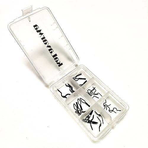 Fishing Rod Hook Kepers Stainless Steel Material Rod Building Repair Hook Black