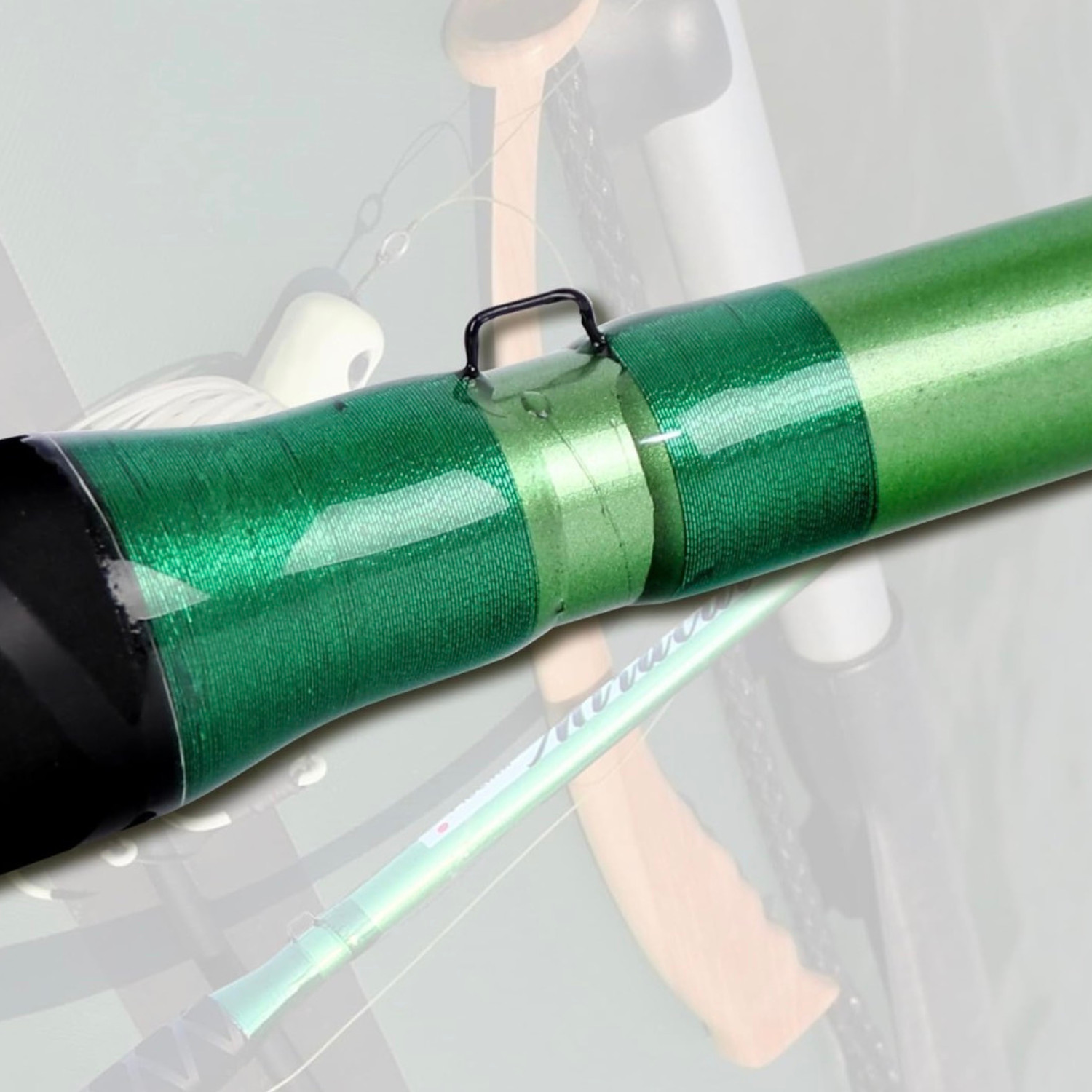 Fiblink 9′ Catfish Fishing Rod 2 Piece Extra Heavy Carbon Fiber Fast Action