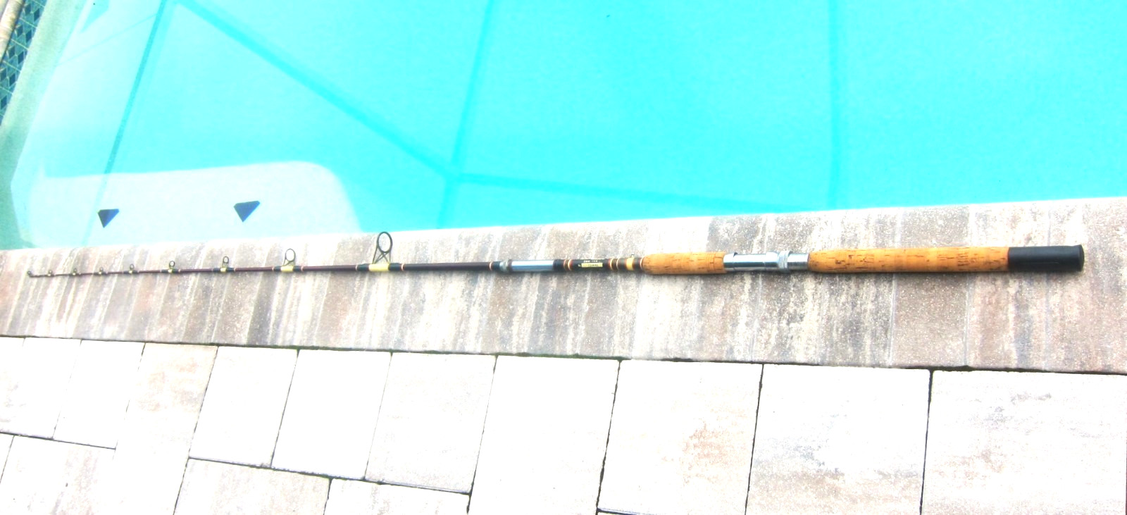 Vintage TruLine DYNAMO DELUXE C4X-2 Spinning Rod: 7 1/2′; 15-80lb – NEW OTHER!!a