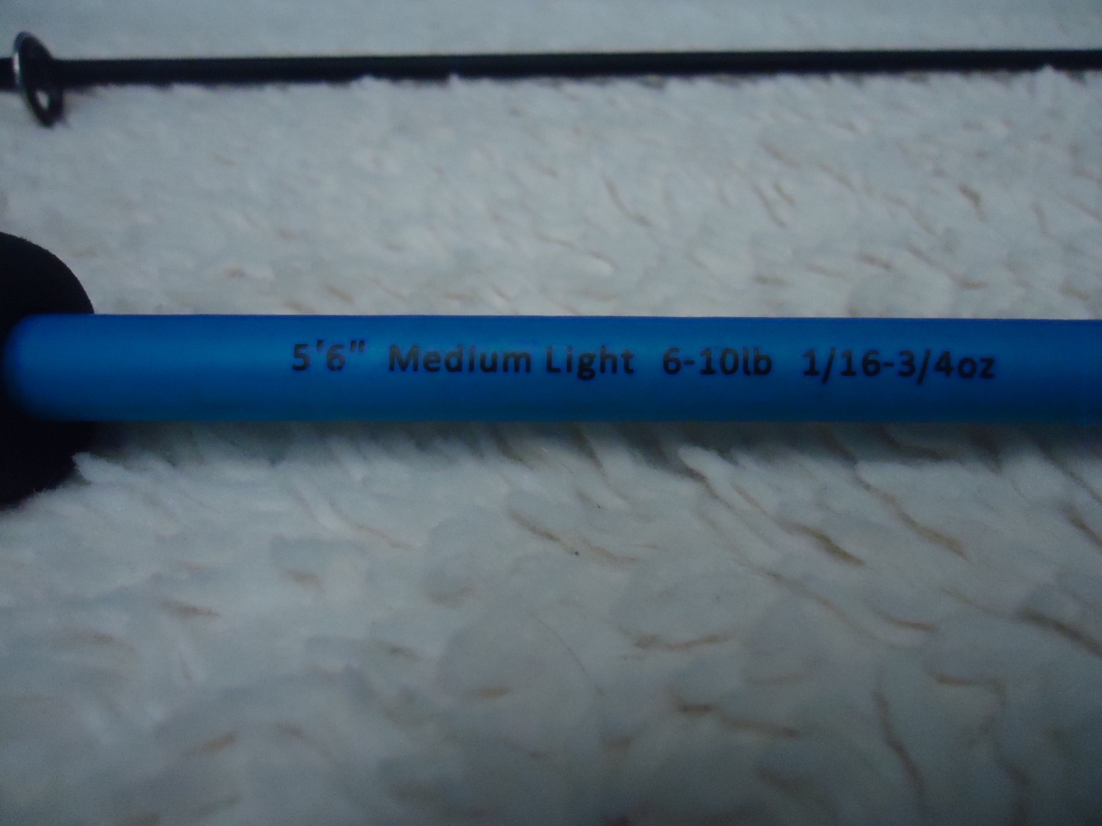 WAYFARER OZARK TRAIL 5′ 6″ MEDIUM LIGHT 6-10LB 1/16-3/4 OZ. 2 PC SPINNING ROD #