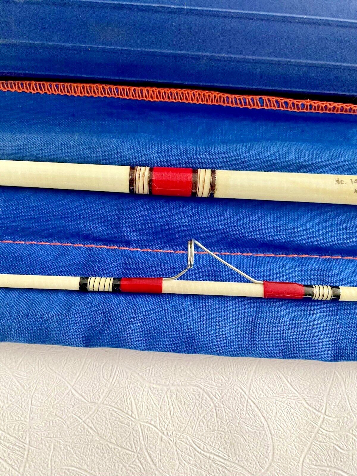 Vintage Shakespeare 1468 FBG (1959) 7ft Spinning Rod with Sock and Case