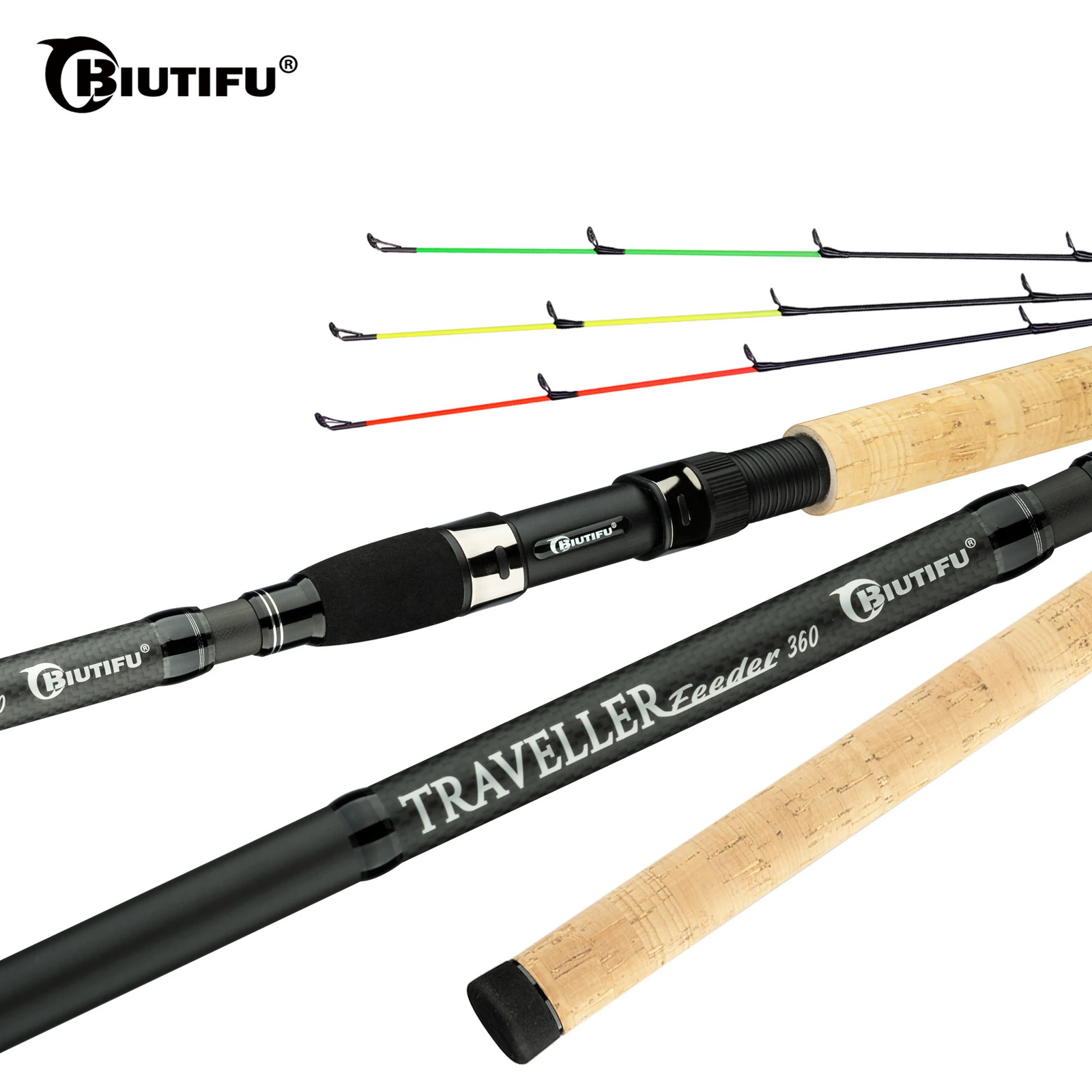 Traveller Feeder Carp Fishing Rods 3.0M 3.6M 3Tips Casting Weight 120G Carbon Fi