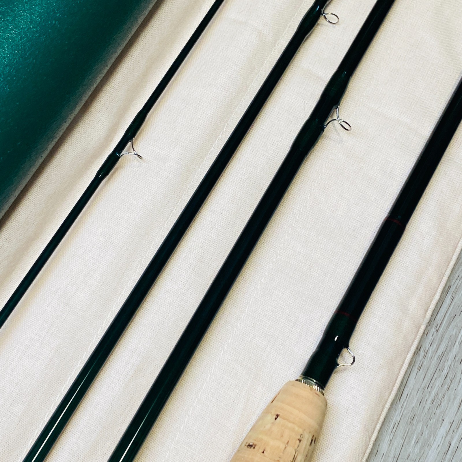 [Beautiful]R.L. Winston Boron IIx 8’6″ 4pcs 5wt Fly Rod Fishing w/tube & sock