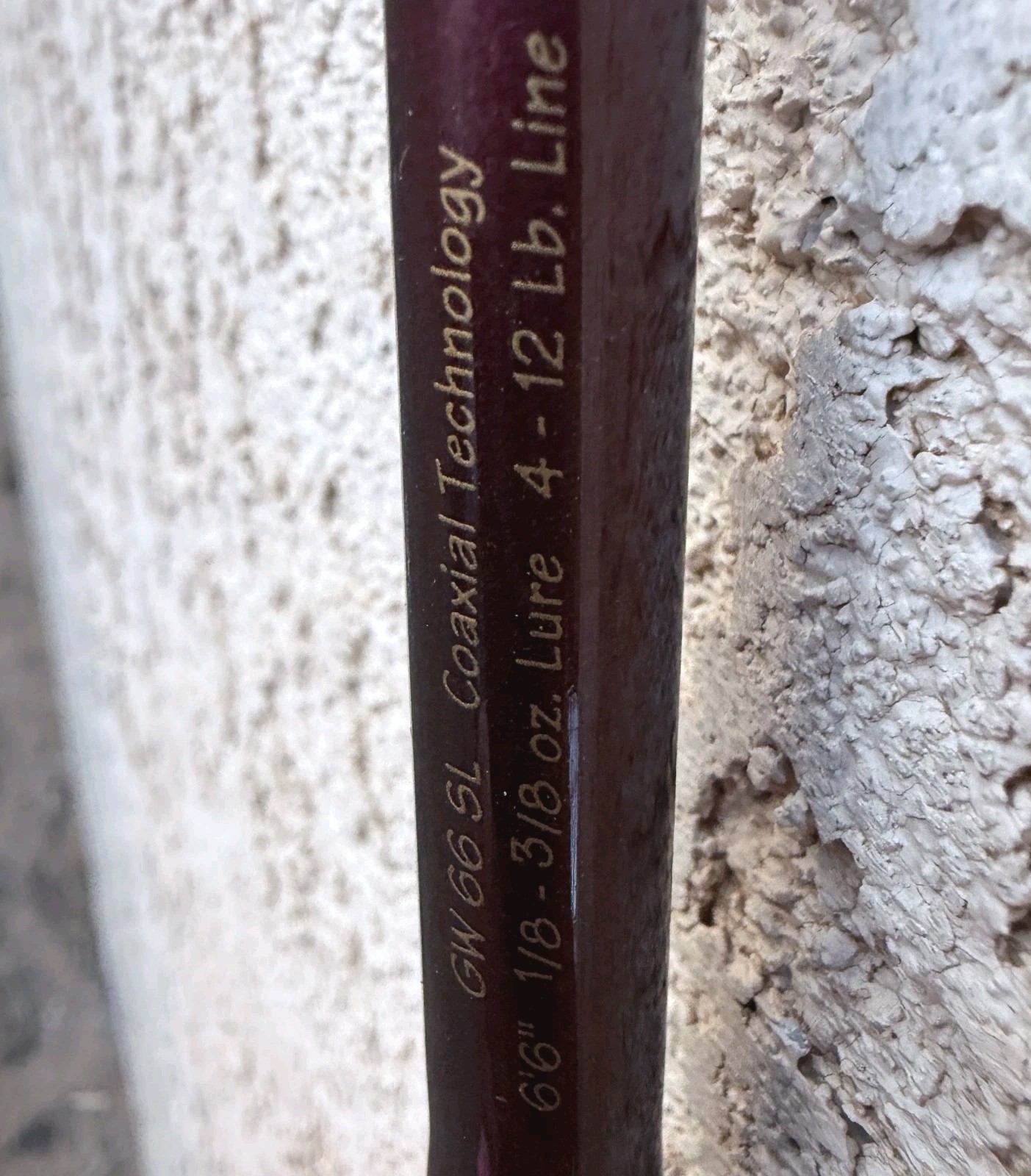 Fenwick Golden Wing GW 66 SL Spinning Rod 6’6″ 4-12lb Rare Coaxial Technology