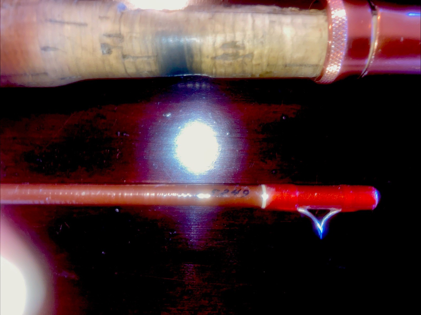Scott Powr-Ply Fiberglass Fly Rod. Model F-71-5249. 7’. WF-5F. W/ Tube & Sock.