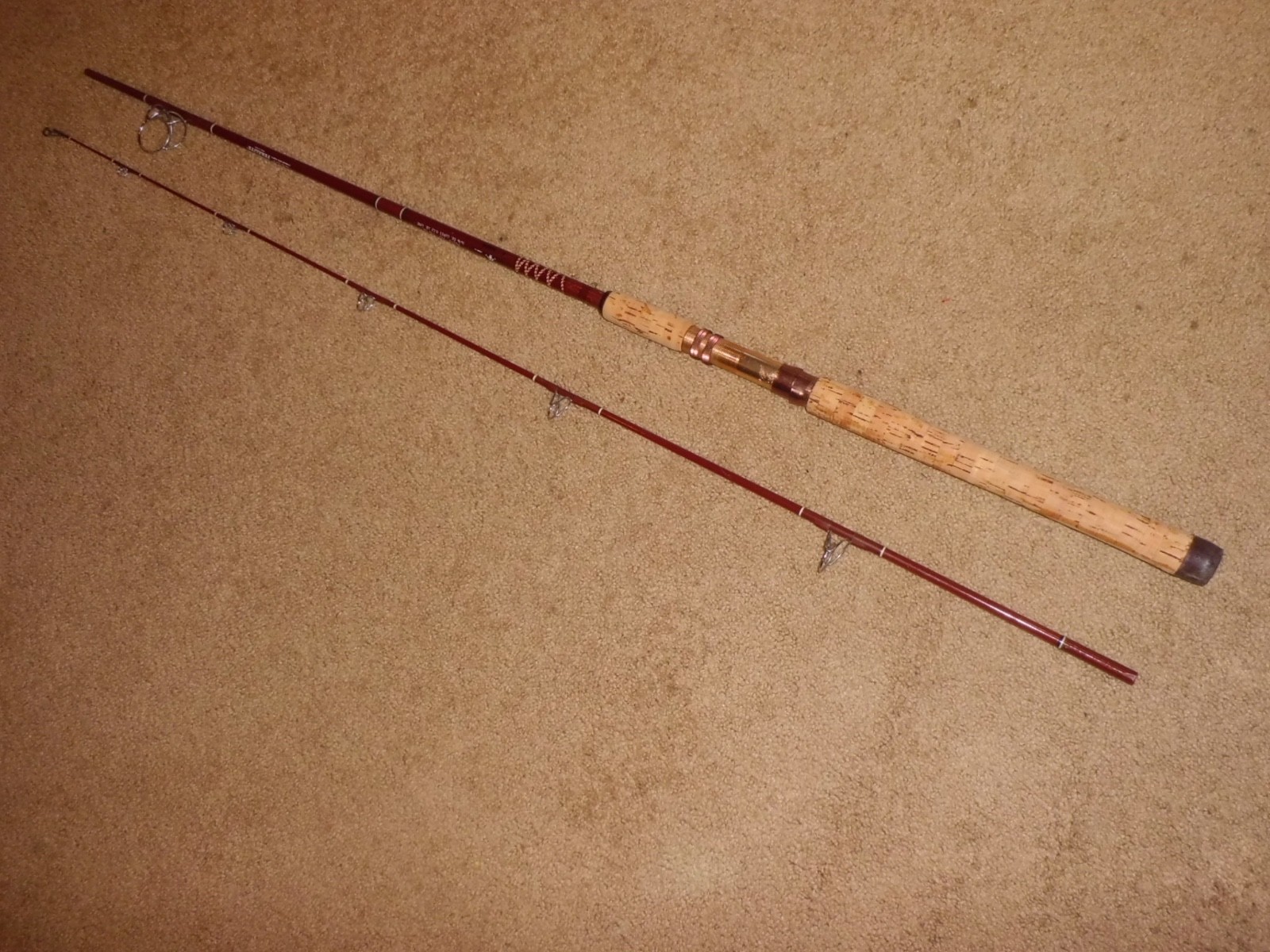 Vintage Fenwick PLS75 Spinning 7’6″ Rod made in USA- 6-12lb test #I 46496