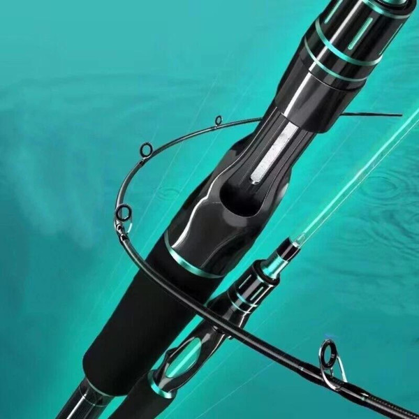 Lure Fishing Rod 180 Cm/6 Ft Carbon Fiber Casting Spinning Rod 2 Section Pole