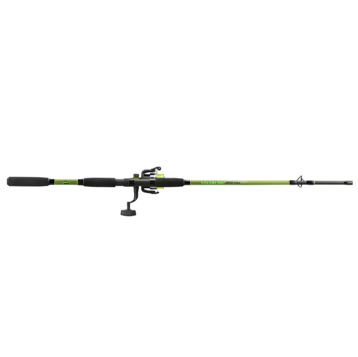 Lew’s Valor 7′ Medium Heavy Action Big Game Spinning Rod and Reel Fishing Combo