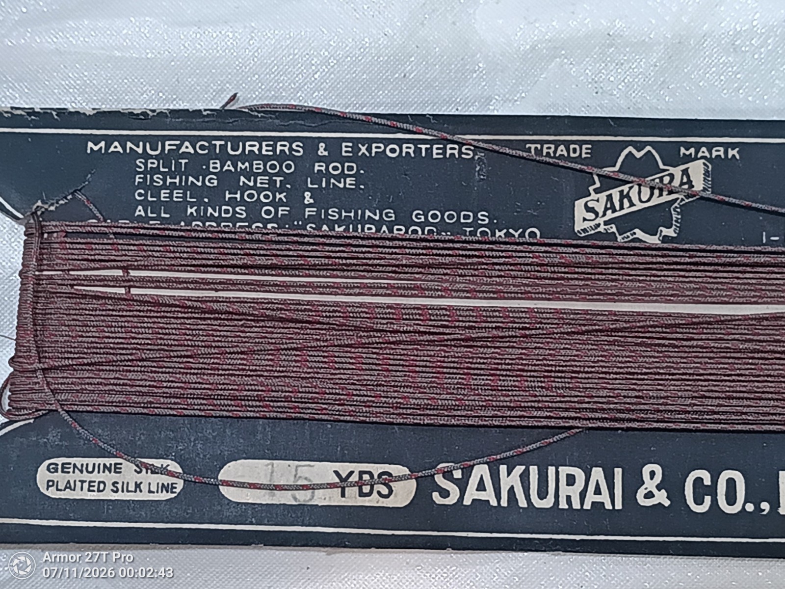 Vintage Sakurai & Co. Sakura”102 Rainbow” Box Set Pflueger 333 Reel, Silk Wrap