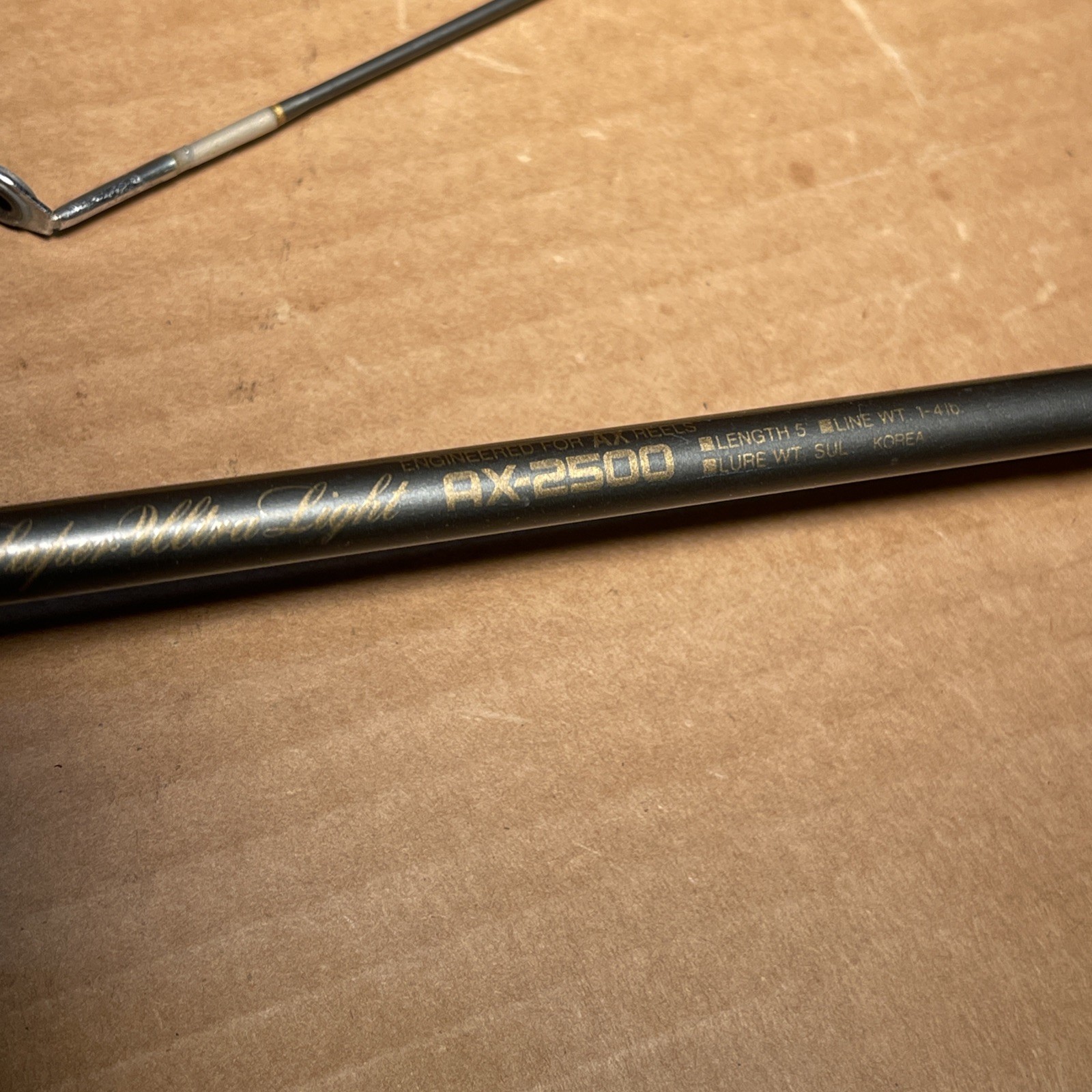 Vintage Shimano AX-2500 5’ Ultra Light Spin Rod 1-4lb 2-Piece graphite