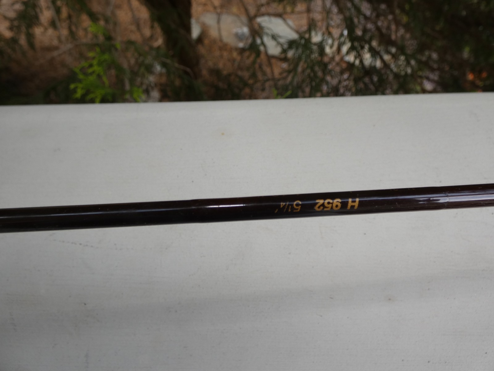 RARE VTG FENWICK HMG IRON HAWK USA MADE H952 1 PC 5.25′ SPINNING FISHING ROD
