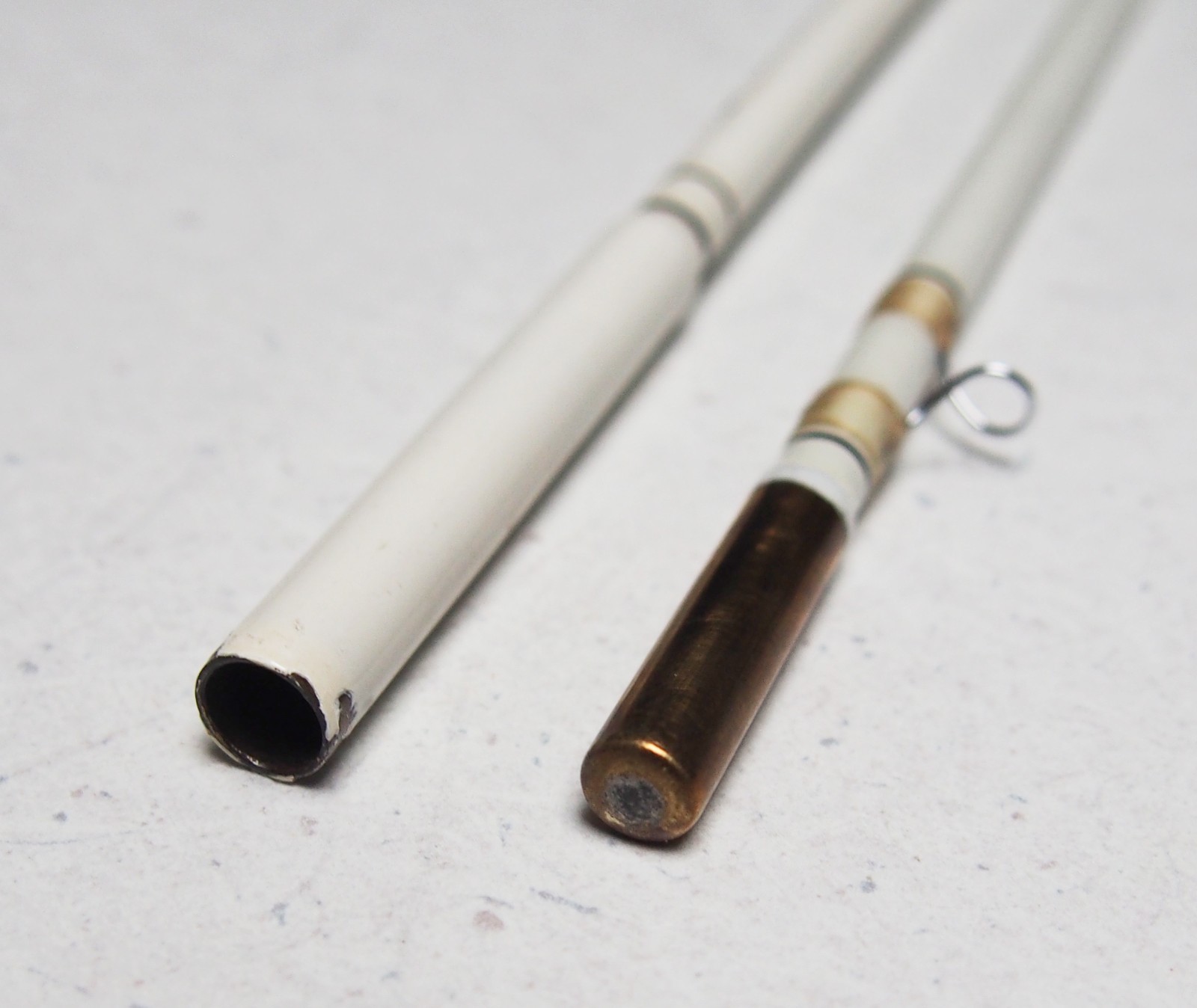 True-Temper Professional Metal Fly Rod 8-1/2′ With Sock and Tube Nice