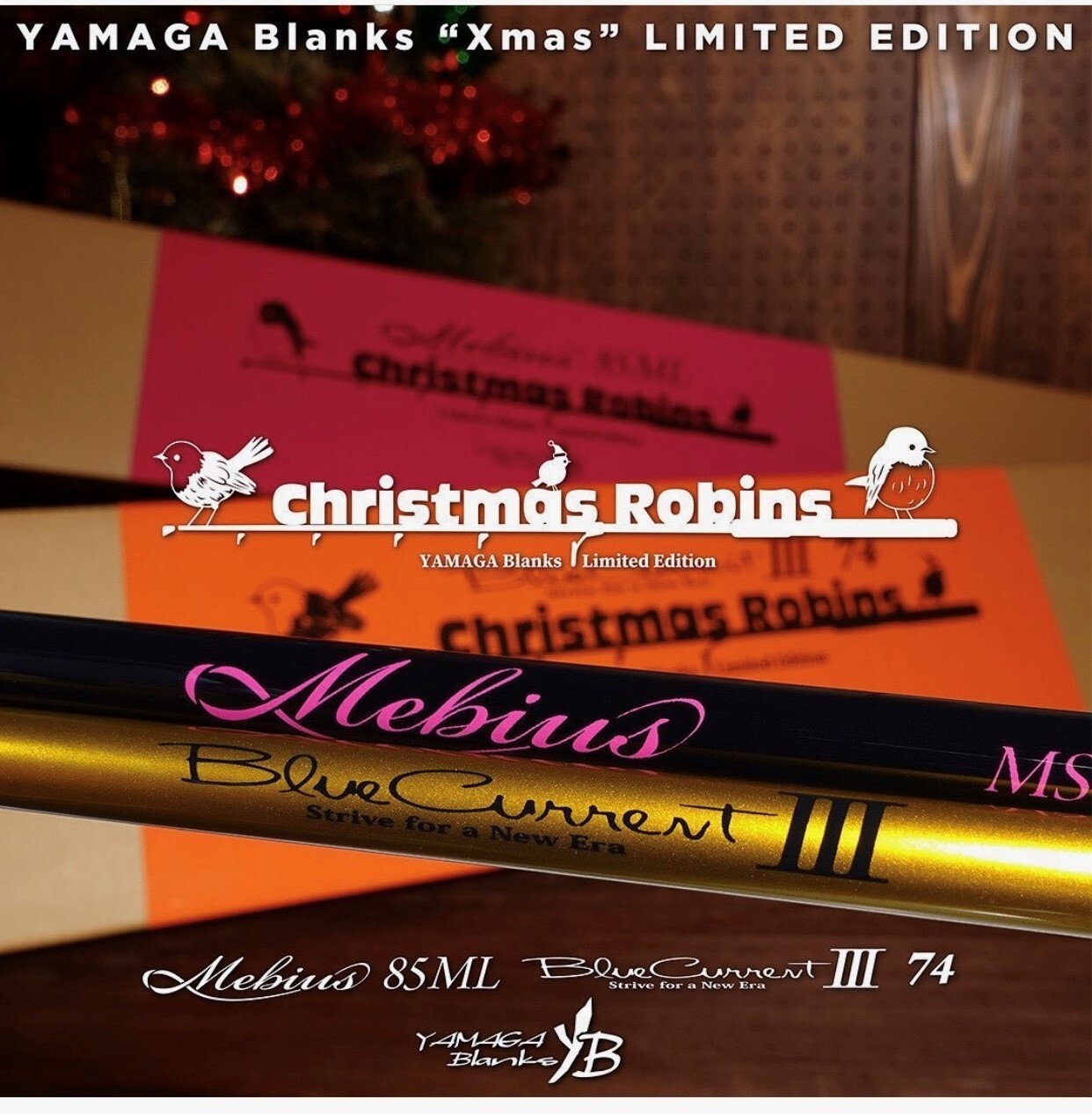 Yamaga Blanks Mebius 85ML Xmas LTD Edition Eging Model Fishing Rod **US SELLER**